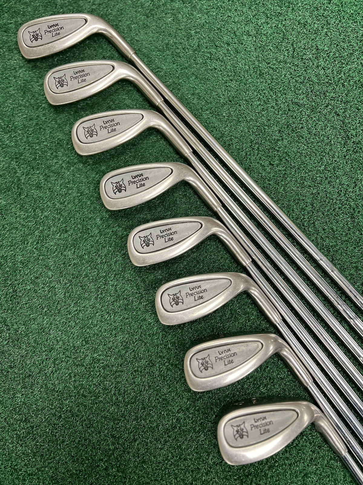 LYNX Precision Lite Iron Set 3-PW Regular Flex Steel Shafts Right Hand CLEAN!