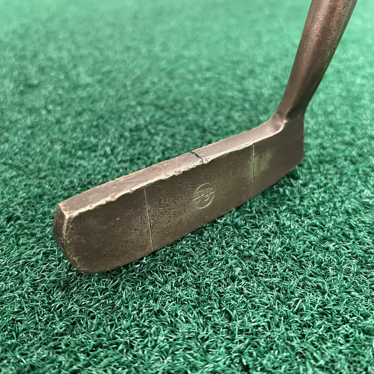 Otey Crisman Brass Heel-Shafted Putter 35” Soft Control Grip Original Shaft FB1G