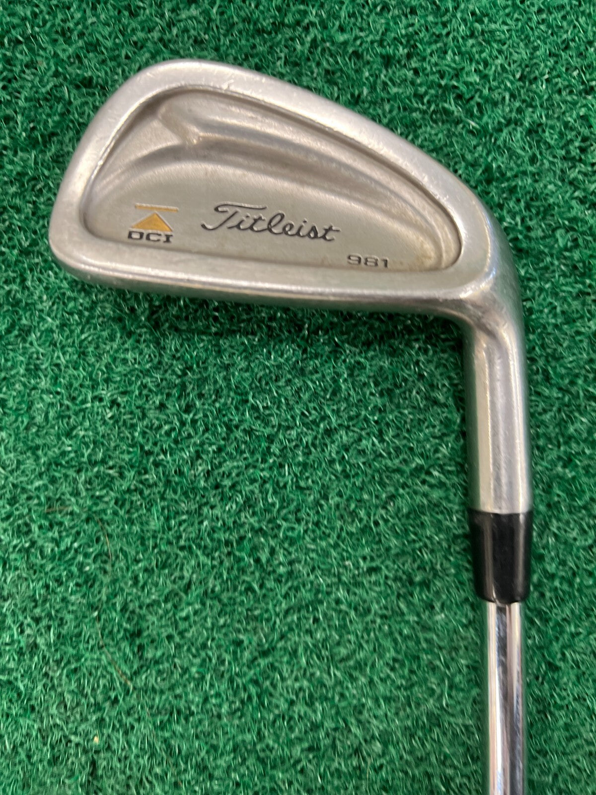 Titleist DCI 981 Gold 6 Iron TriSpec Stiff Steel Shaft Men's MRH 37.5"