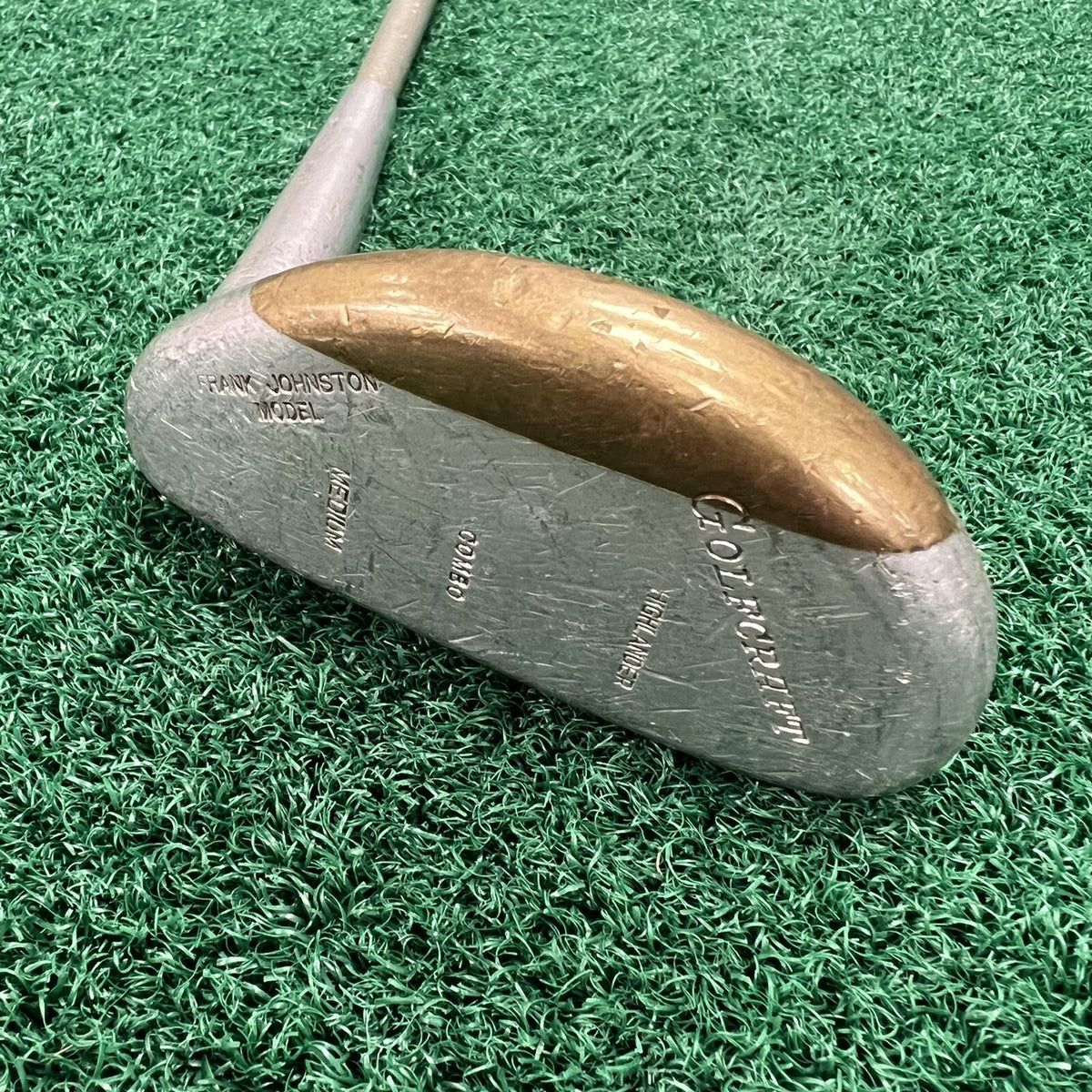 Vintage Golfcraft Frank Johnston Mallet Putter 33.5" Men's Right Hand