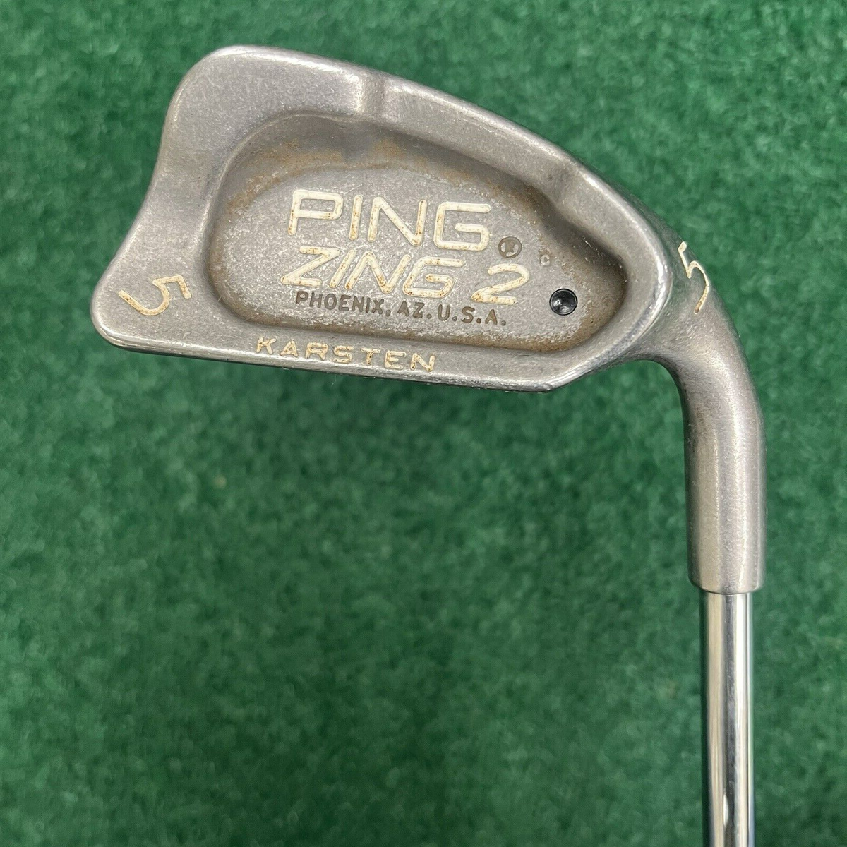 PING Zing 2 Black Dot 5 Iron MRH Karsten Golf Club Men's Right Hand Stiff Steel