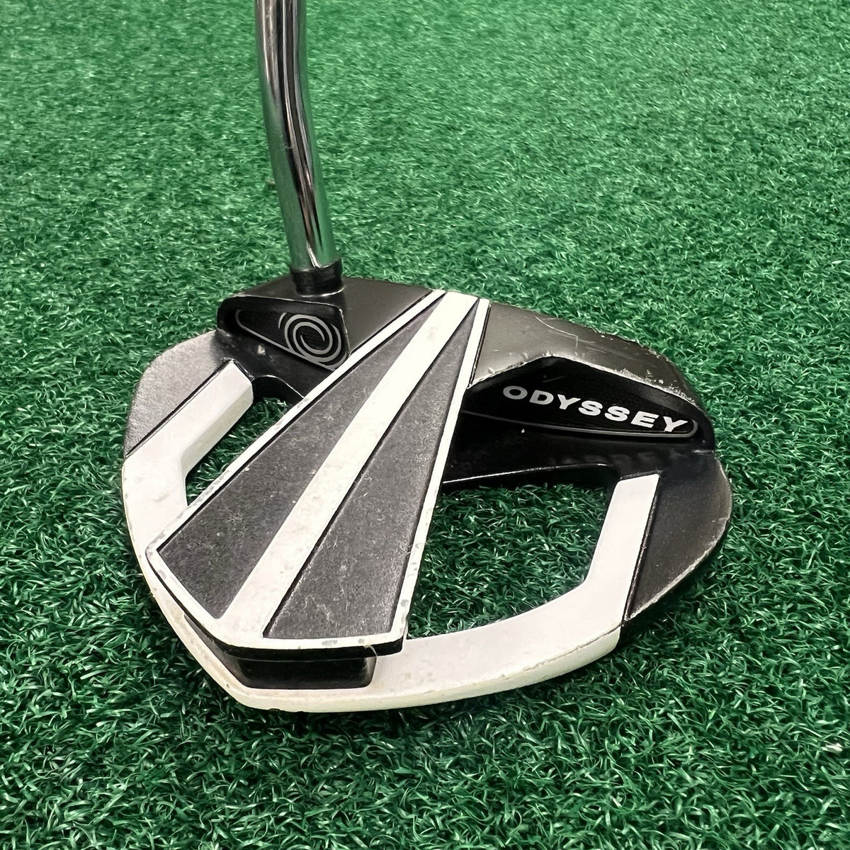 Odyssey White Ice DART Mallet Putter Right Hand 34" w/Head Cover/Weights/Wrench