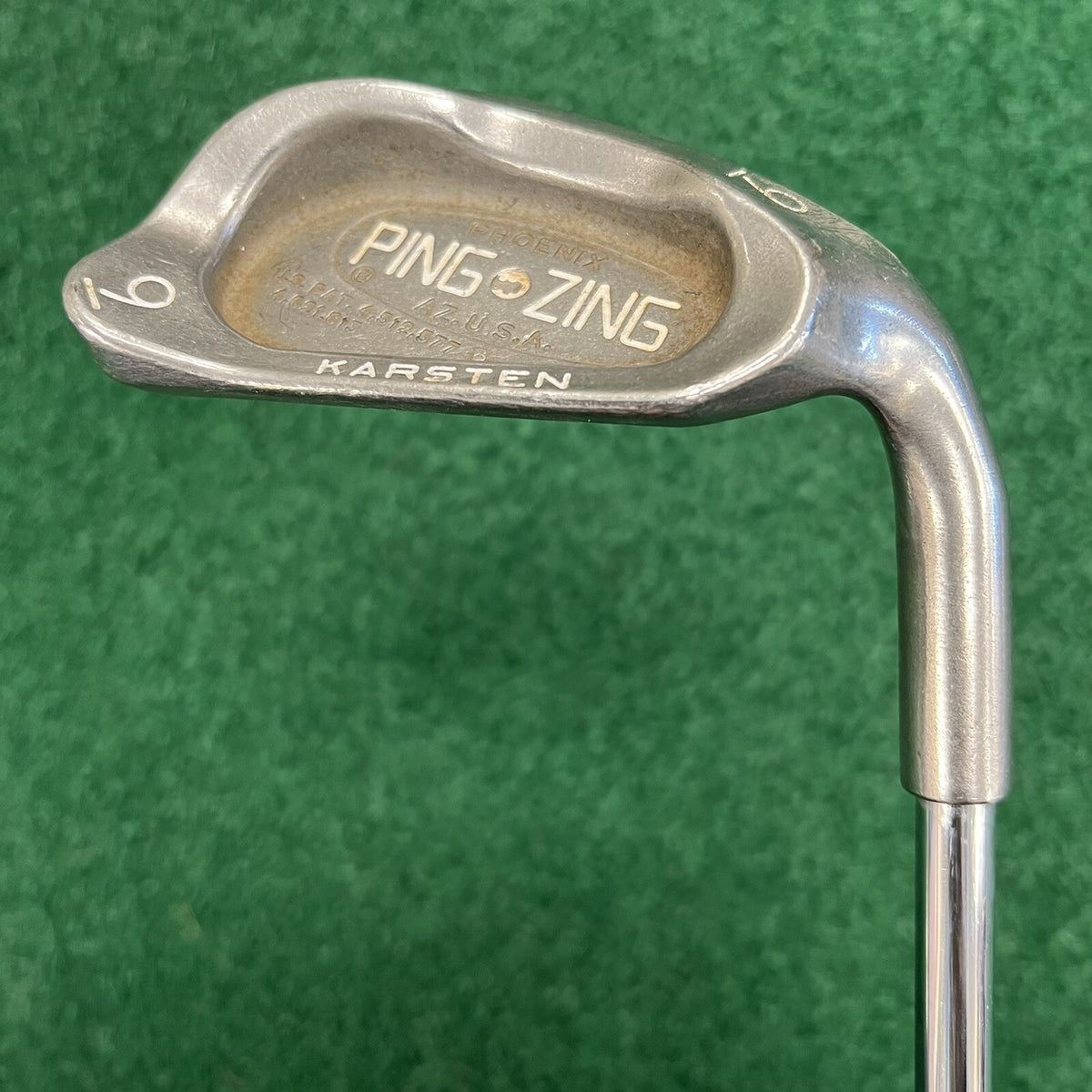 Ping Zing Stainless White Dot Single 9 Iron Stiff Flex REAX High Launch Steel RH