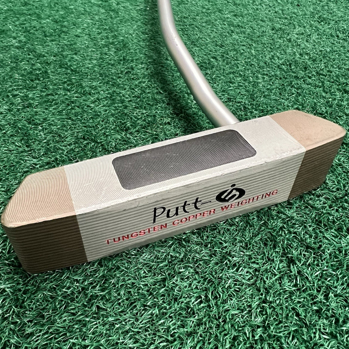 Tungsten Copper Golf Club Putter HiTandon Putt-In R/ Hand Golf Pride Grip 35" HC