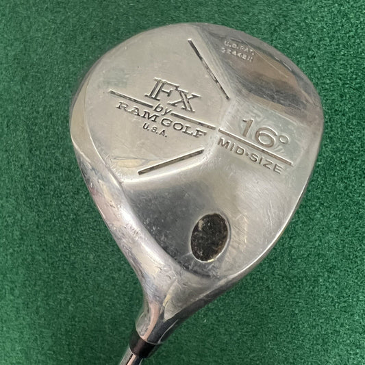 Ram Golf FX 16* Degree Fairway 3 Wood Steel Stiff Flex Shaft Men's MRH