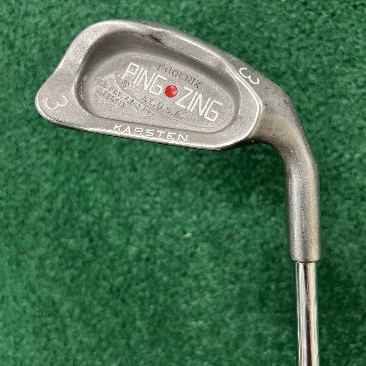 PING Zing Single 3 Iron Red Dot KT-M Stiff Steel Shaft 38.5” Men's Right Hand