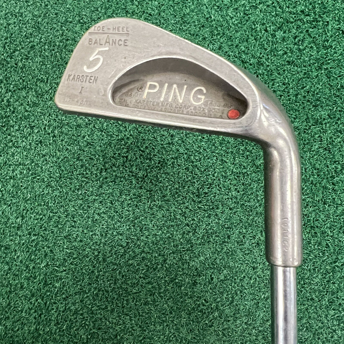 Ping Red Dot Karsten I Single 5 Iron ZZ Lite Stiff Shaft Men's Right Hand Steel