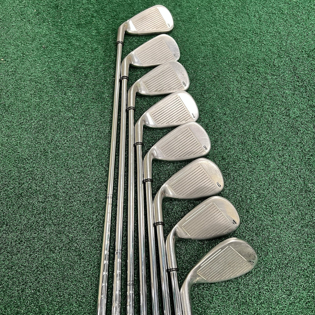 Callaway X-20 Iron Set 4-PW+SW Right Hand Uniflex Steel Shafts WINN MID Grips