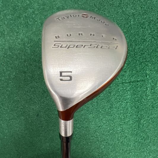 Left Handed TaylorMade SuperSteel Burner #5 Fairway Wood Regular Flex Graphite