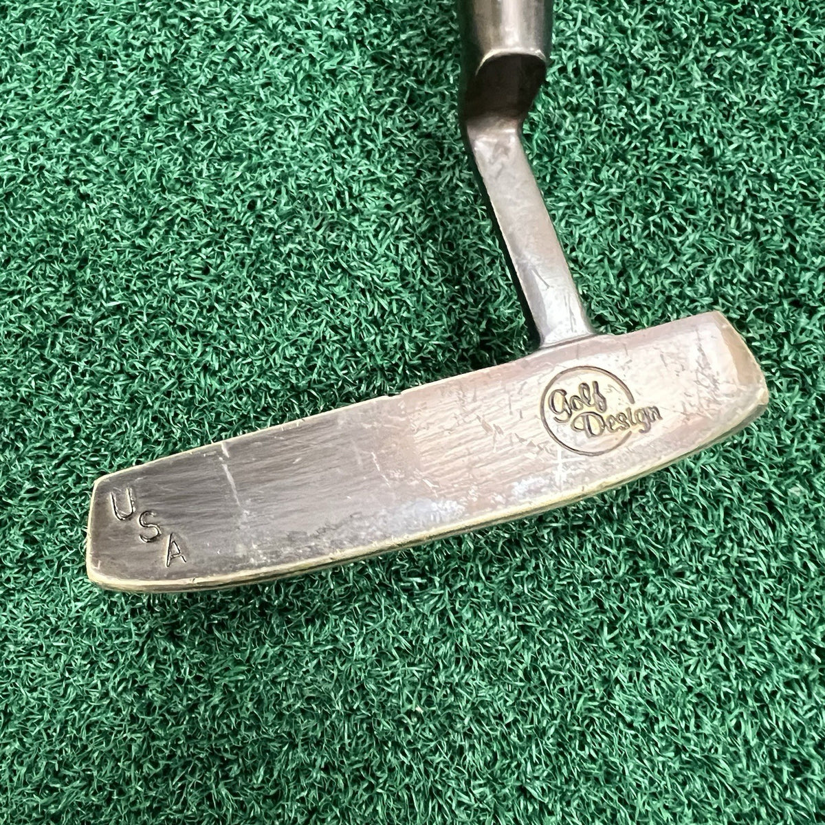 Vintage Golf Design Invader Putter Wood Shaft 1988 Senior Open MRH