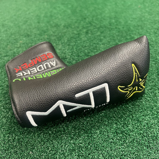 MATI Blade Putter Head Cover Memento Audere Semper Black Color