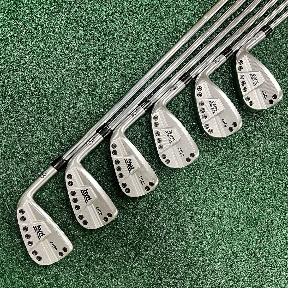 PXG 0311 T Gen 3 Iron Set 5-PW MRH Stiff Flex Elevate Tour Steel Shafts OS Grips