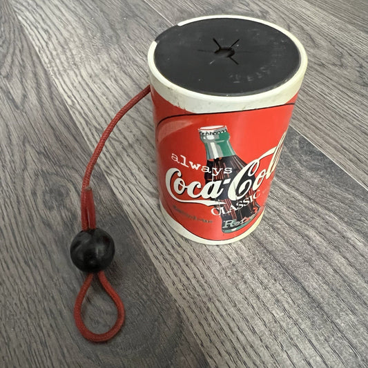 COCA-COLA Collectible Golf Tee Shaker Vintage Collectors Item Golf Accessory