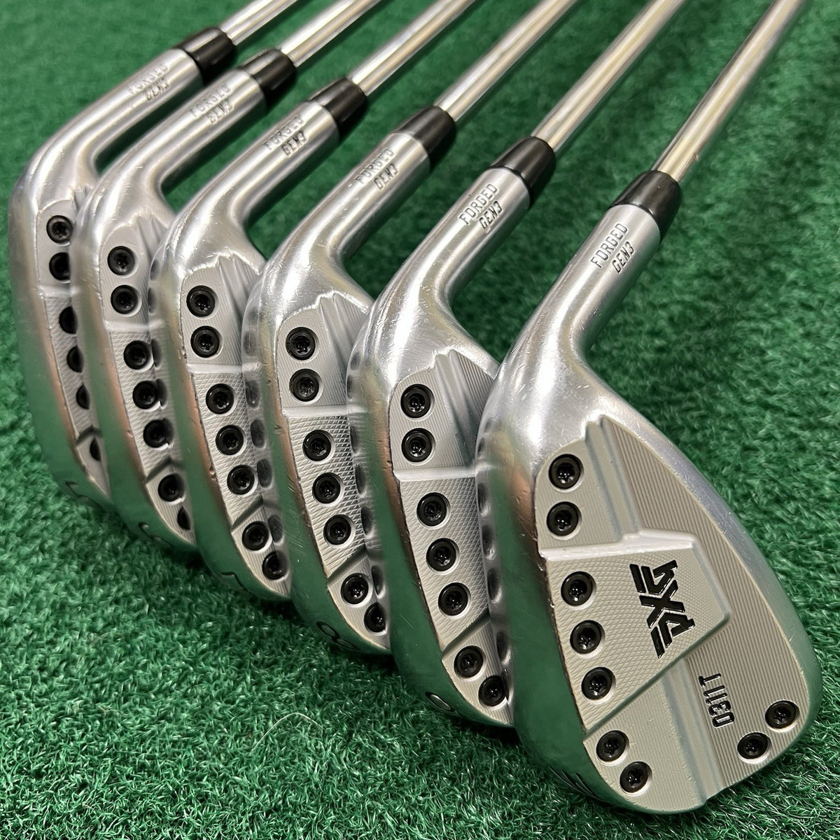 PXG 0311 T Gen 3 Iron Set 5-PW MRH Stiff Flex Elevate Tour Steel Shafts OS Grips