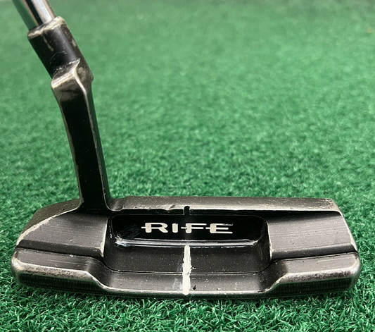 Guerin Rife Aussie Black Putter Blade Men's Right Hand Steel Shaft