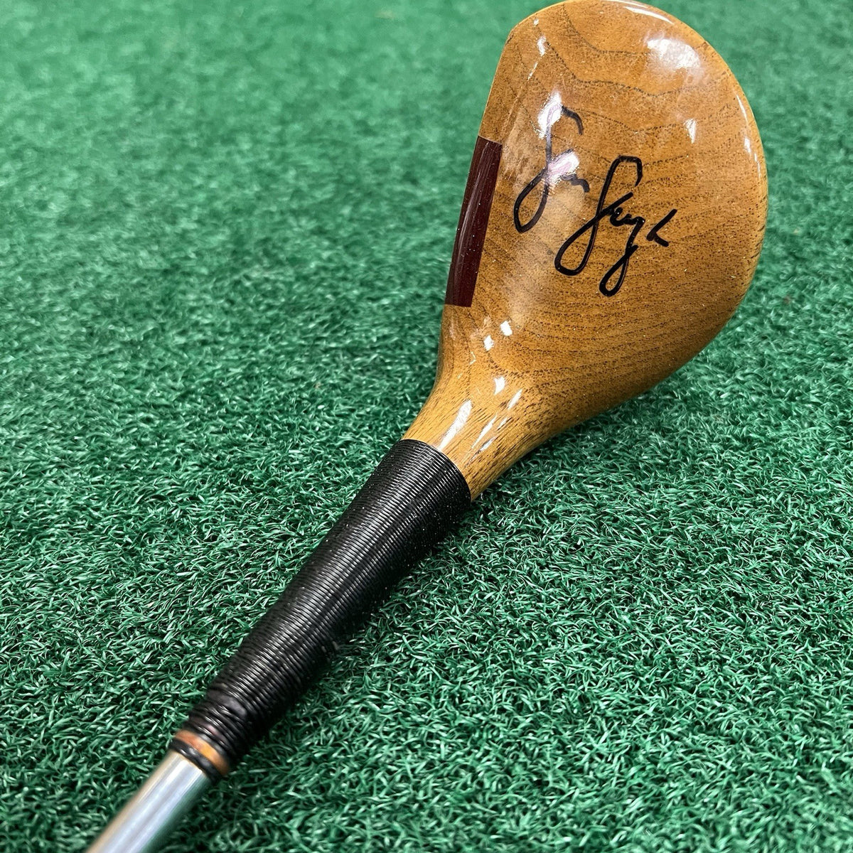 Antique Vintage Persimmon JIM FURYK AUTOGRAPH Olympia Fields US OPEN MRH Club