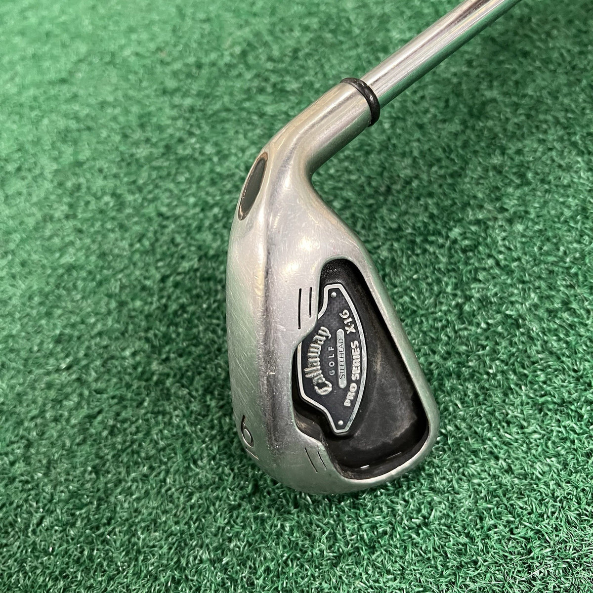 Callaway X-16 Pro Series Single 6 Iron Stiff Flex Steel Shaft Men's Right Hand