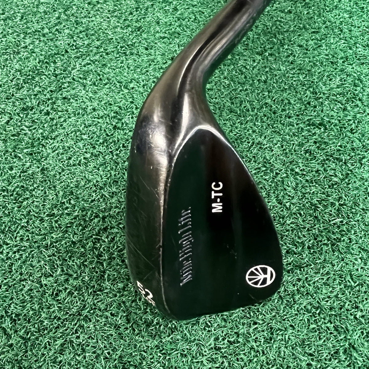 Mile High Life Blacked Out Gunmetal Gap Wedge GW 52° 10°F MRH Steel Shaft