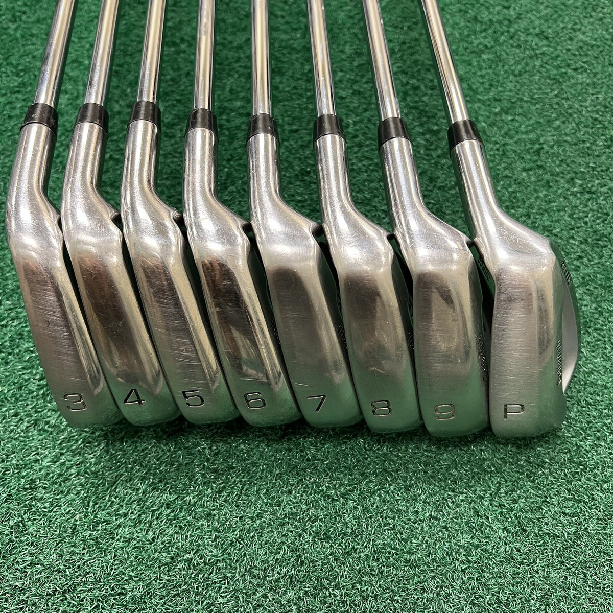 GOLFSMITH 400CM Complete Iron Set 3-PW MRH Stiff Flex S300 Steel Shafts RARE!