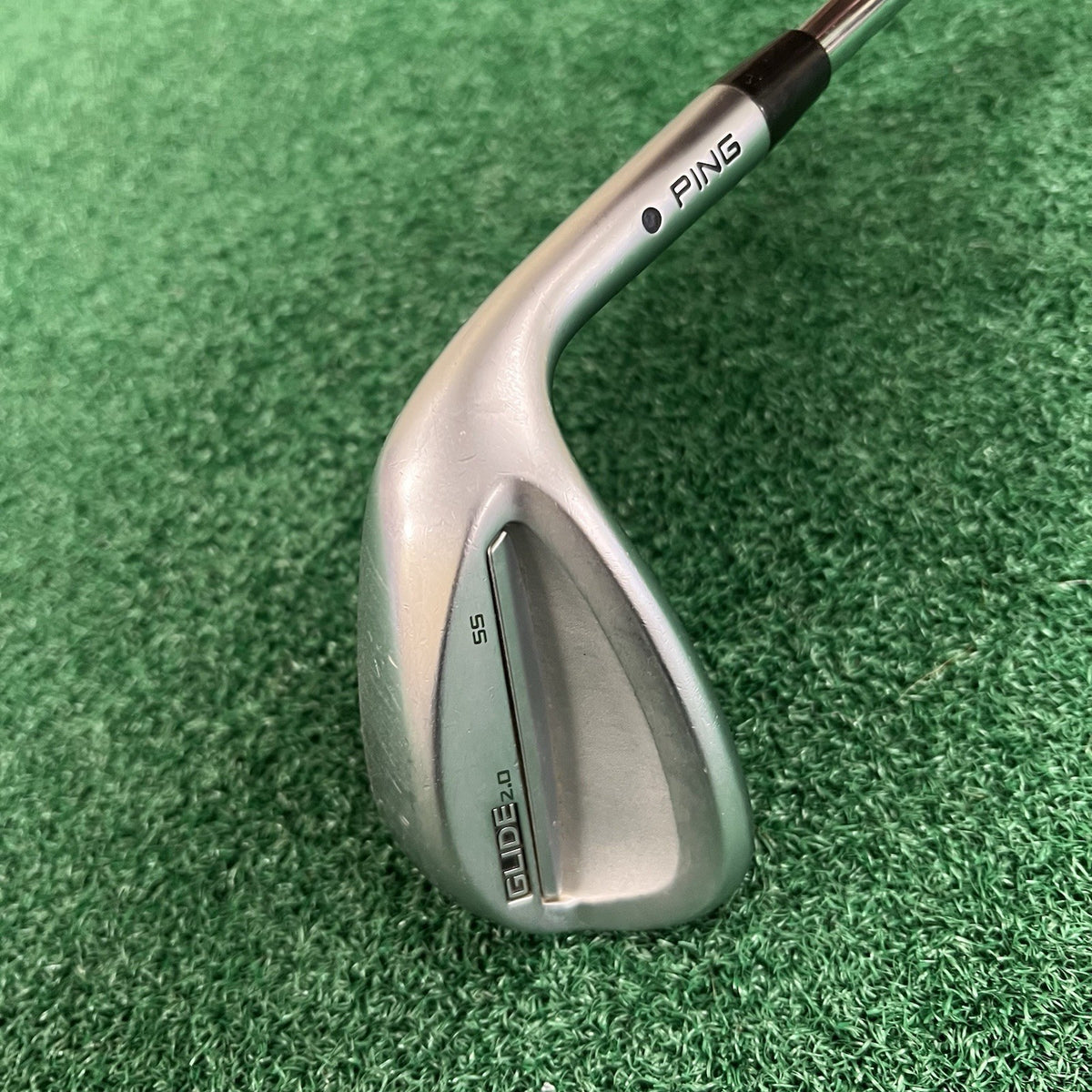 PING Glide 2.0 Black Dot 56°-12° Sand Wedge SW Right Hand AWT Steel Wedge Flex
