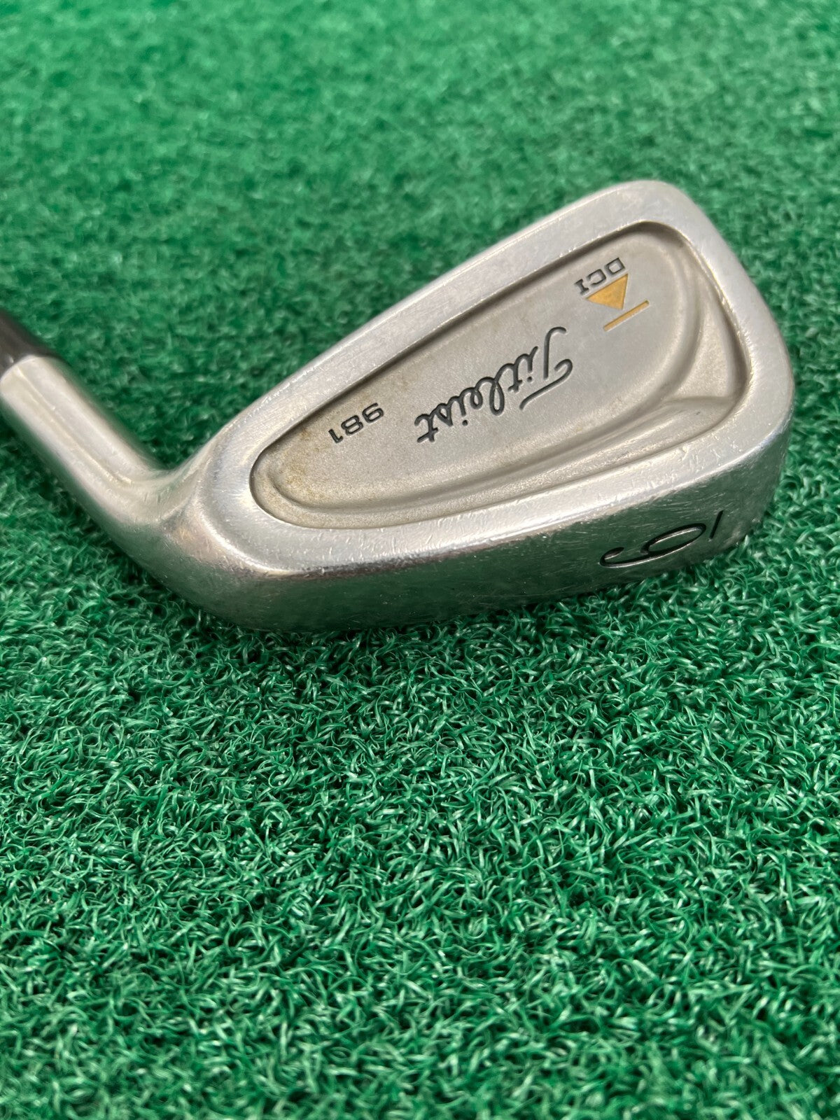 Titleist DCI 981 Gold 6 Iron TriSpec Stiff Steel Shaft Men's MRH 37.5"