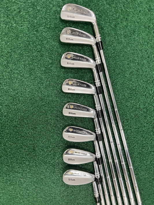 Wilson Sam Snead Blue Ridge 3-PW Iron Set Right Handed Regular Flex Steel CLEAN!