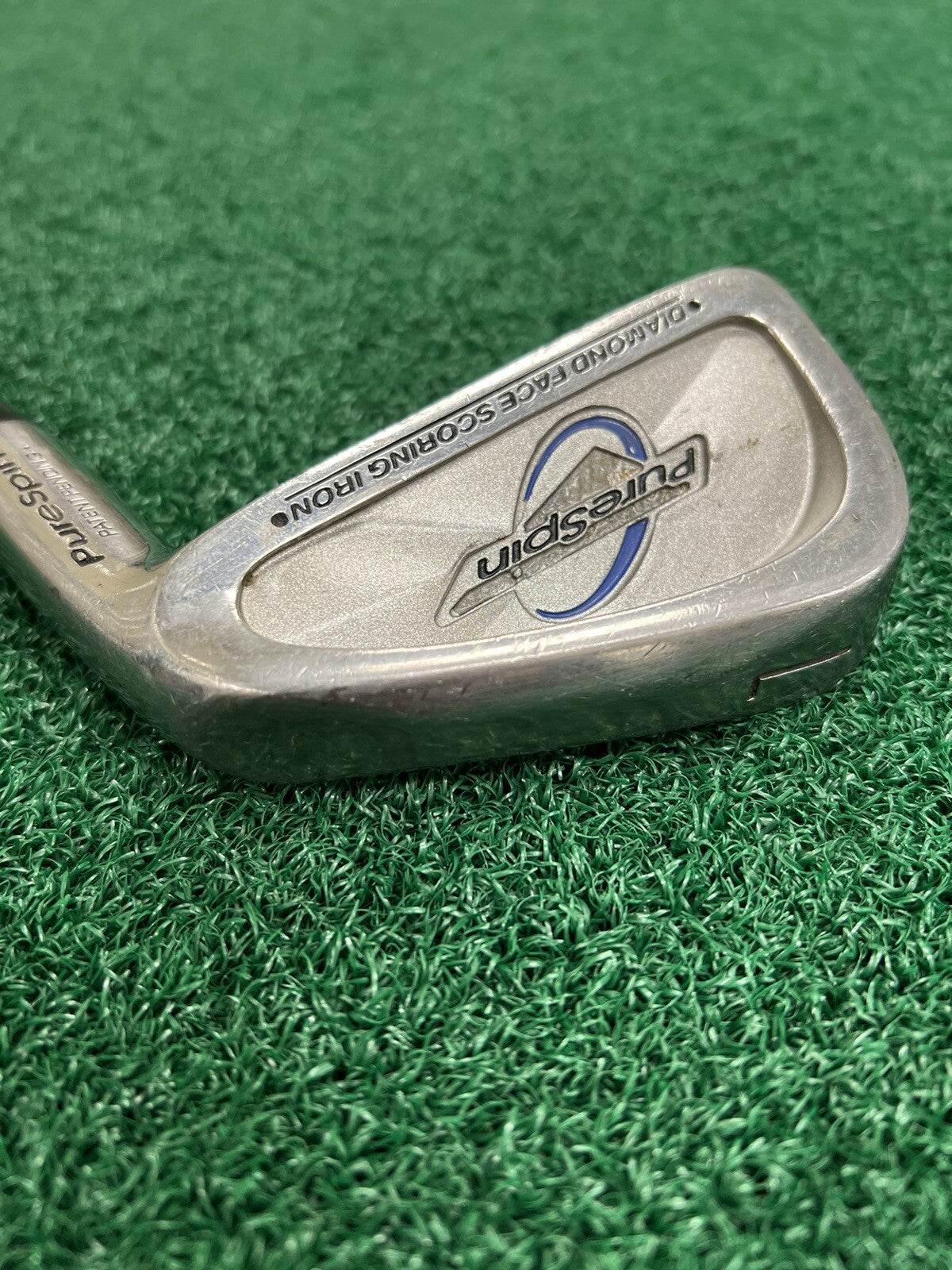 PURESPIN GOLF Diamond Face (7) IRON Right Handed XXL Jumbo Graphite Shaft Stiff
